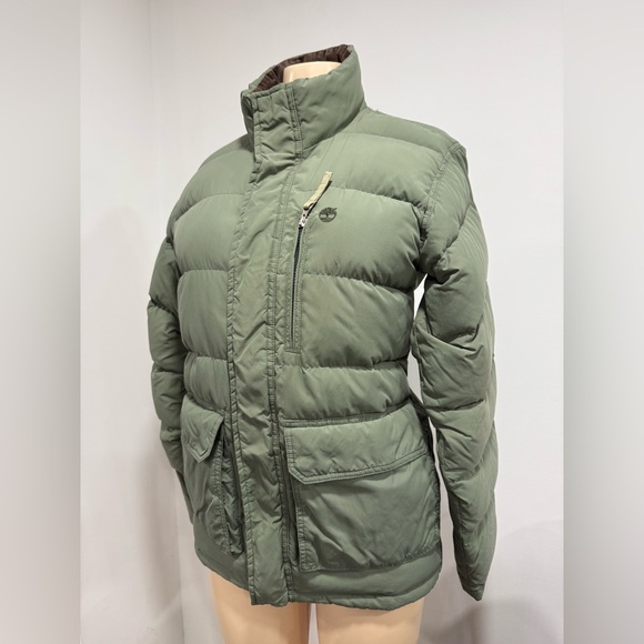 Timberland Men's Olive Green Puffer. - Picture 2 of 10